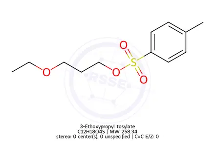 Chemical structure of 3-Ethoxypropyl tosylate