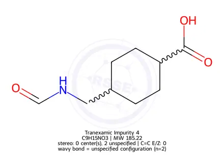 Chemical structure of Tranexamic Acid EP Impurity F