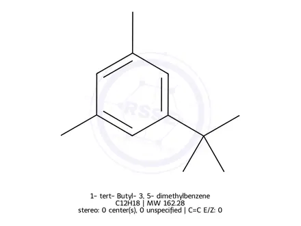 Chemical structure of 1-​tert-​Butyl-​3,​5-​dimethylbenzene