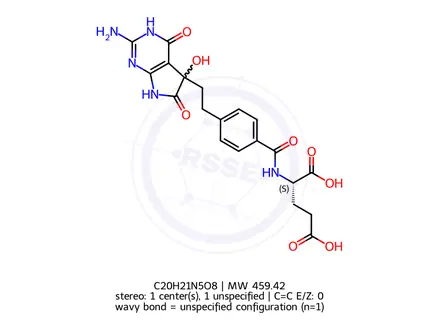 Chemical structure of Pemetrexed Impurity 2