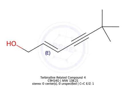 Chemical structure of Terbinafine Impurity 13