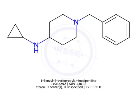 Chemical structure of 1-Benzyl-4-cyclopropylaminopiperidine