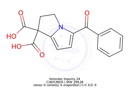 Chemical structure of Ketorolac Impurity 24