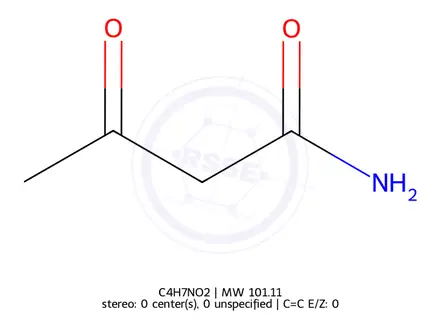 Chemical structure of Acesulfame Potassium EP Impurity A (Acetoacetamide)