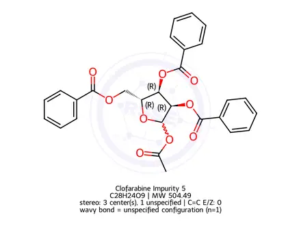 Chemical structure of Clofarabine Impurity 5