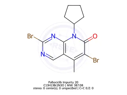 Chemical structure of Palbociclib Impurity 75