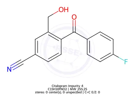 Chemical structure of Citalopram Impurity 4