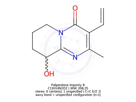 Chemical structure of Paliperidone Impurity 8