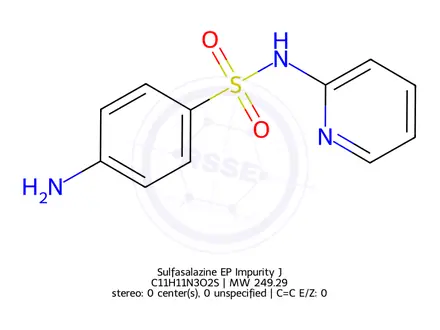 Chemical structure of Sulfasalazine EP Impurity J