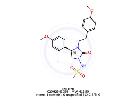Chemical structure of KVI-020