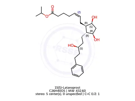 Chemical structure of Latanoprost EP Impurity D