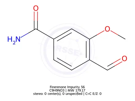 Chemical structure of Finerenone Impurity 56