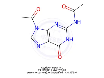 Chemical structure of Acyclovir Impurity L