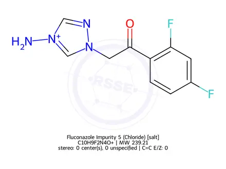 Chemical structure of Fluconazole Impurity 15