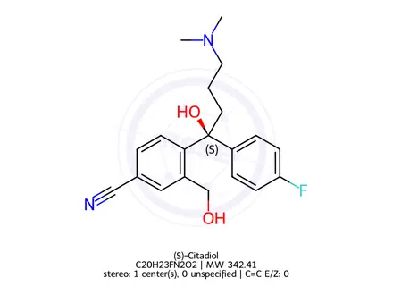 Chemical structure of (S)-Citadiol