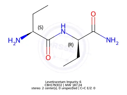 Chemical structure of Levetiracetam Impurity 6