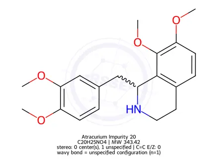 Chemical structure of Atracurium Impurity 20
