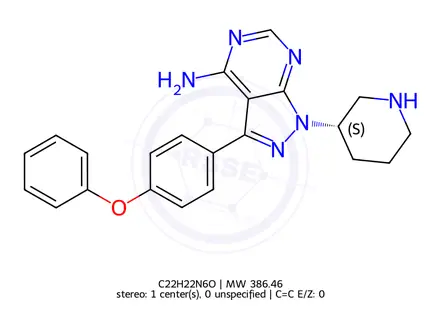Chemical structure of Ibrutinib Impurity 24