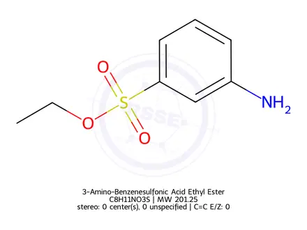 Chemical structure of 3-Amino-Benzenesulfonic Acid Ethyl Ester