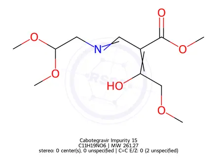 Chemical structure of Cabotegravir Impurity 15