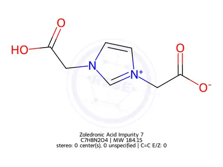 Chemical structure of Zoledronic Acid Impurity 7