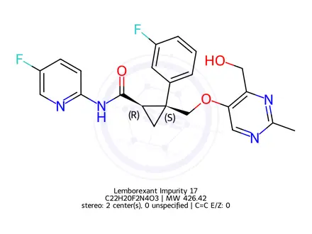 Chemical structure of Lemborexant Impurity 17