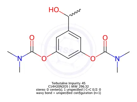 Chemical structure of Bambuterol EP Impurity D