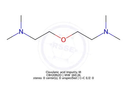 Chemical structure of Clavulanic acid Impurity M