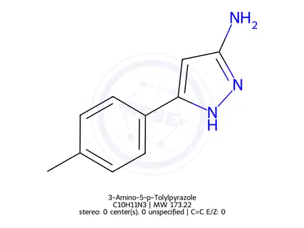 Chemical structure of 3-Amino-5-p-Tolylpyrazole