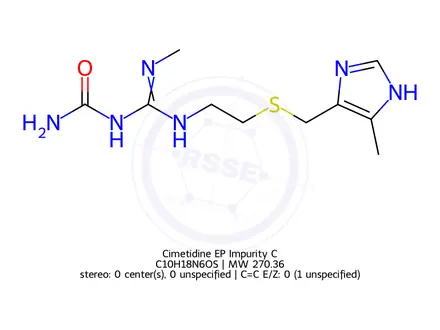 Chemical structure of Cimetidine EP Impurity C