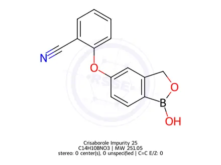 Chemical structure of Crisaborole Impurity 25