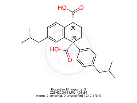 Chemical structure of Ibuprofen EP Impurity G
