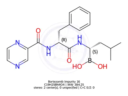 Chemical structure of Bortezomib Impurity 16