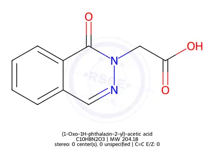 Chemical structure of (1-Oxo-1H-phthalazin-2-yl)-acetic acid