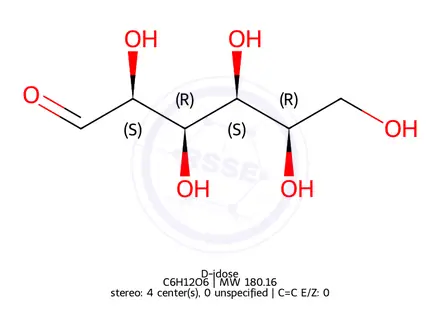 Chemical structure of D-idose
