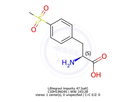 Chemical structure of Lifitegrast Impurity 47