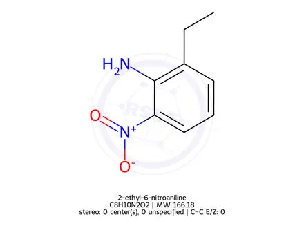 Chemical structure of 2-ethyl-6-nitroaniline