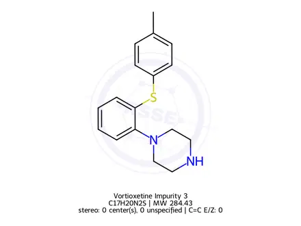 Chemical structure of Vortioxetine Impurity 3