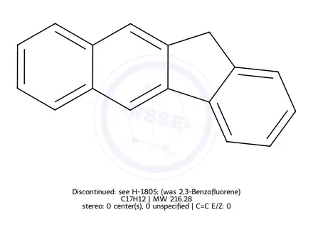 Chemical structure of 2,3-Benzofluorene