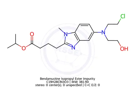 Chemical structure of Bendamustine Isopropyl Ester Impurity