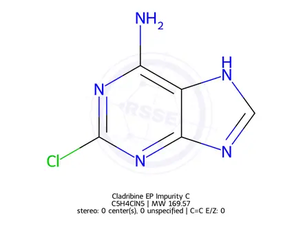 Chemical structure of Cladribine EP Impurity C