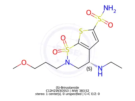 Chemical structure of Brinzolamide Impurity 7