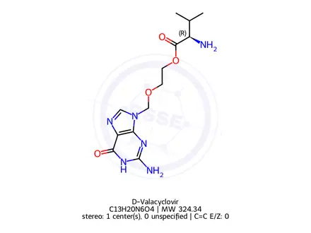 Chemical structure of Valaciclovir Impurity 12