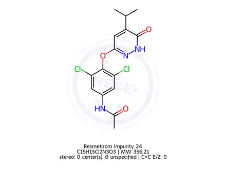 Chemical structure of Resmetirom Impurity 24