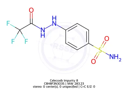 Chemical structure of Celecoxib Impurity 8