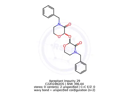 Chemical structure of Aprepitant Impurity 29