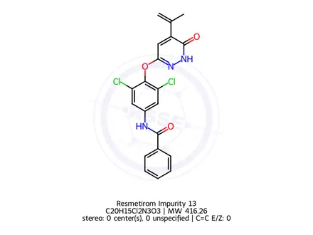 Chemical structure of Resmetirom Impurity 13