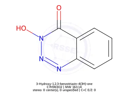 Chemical structure of 3-Hydroxy-1,2,3-benzotriazin-4(3H)-one