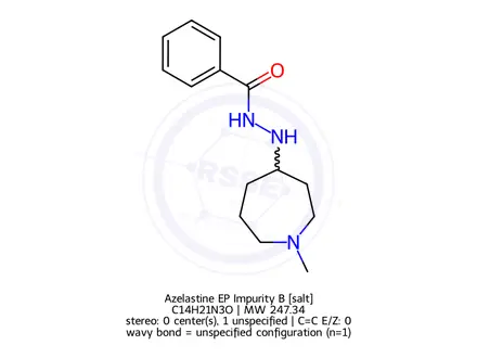 Chemical structure of Azelastine EP Impurity B