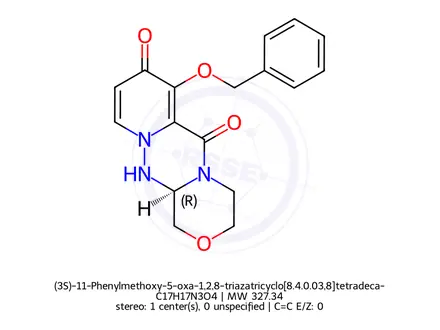 Chemical structure of Baloxavir Marboxil Impurity 8